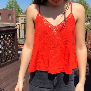 Orange top